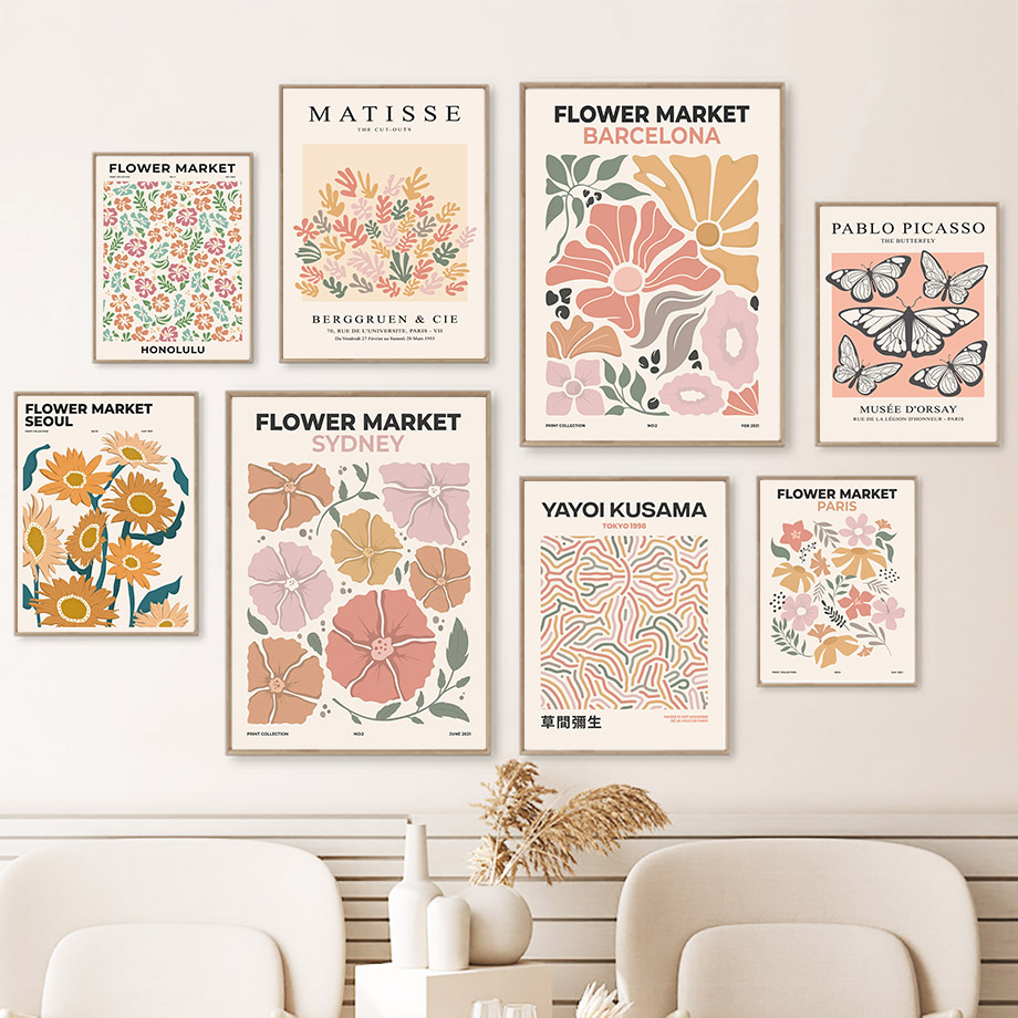 Çiçek Pazarı Poster Baskısı So - Resin Art Name incelemesi ve fiyatı