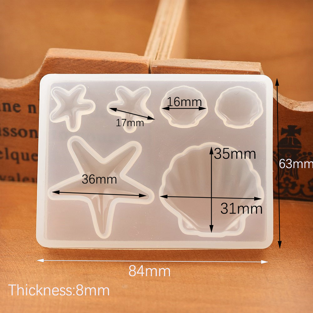 Kabuk boncuk kolye silikon kal - Silicone Mold Ocean incelemesi ve fiyatı
