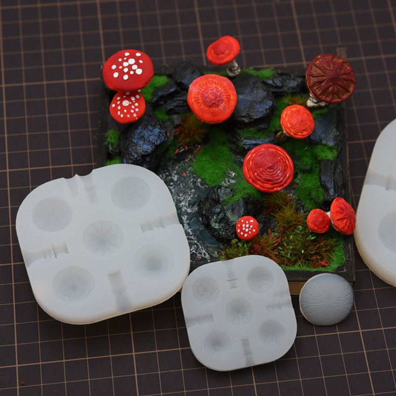 2 adet/takım Mini Mantar Silik - Resin Art Mould incelemesi ve fiyatı