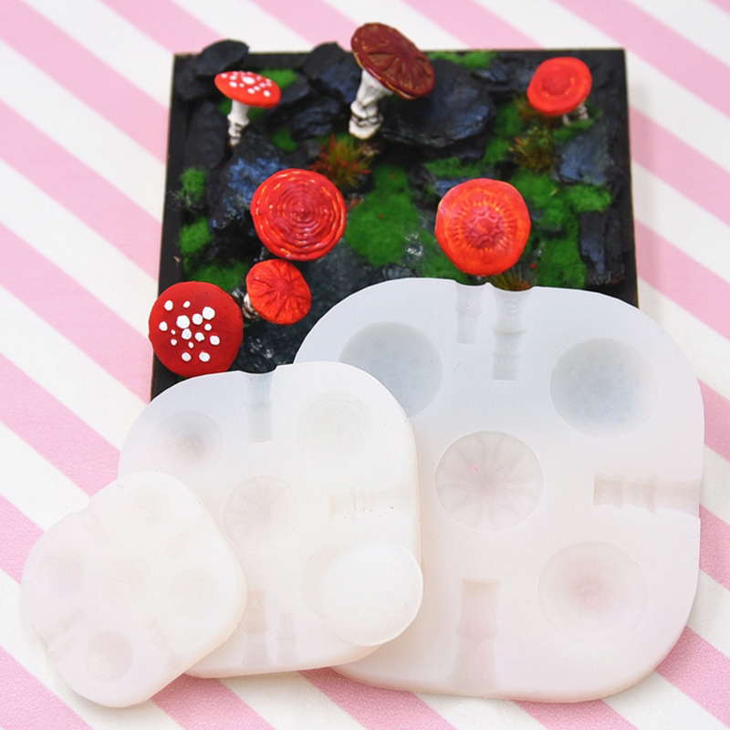 2 adet/takım Mini Mantar Silik - Resin Art Mould incelemesi ve fiyatı