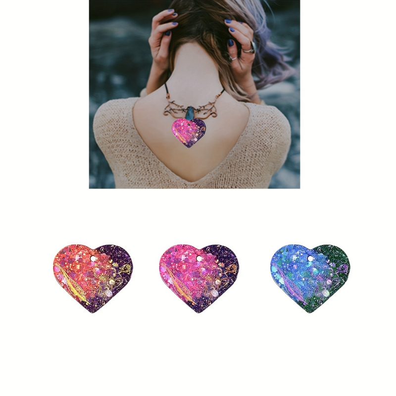 6'lı kalp şeklinde reçine kalı - Resin Art Heart incelemesi ve fiyatı