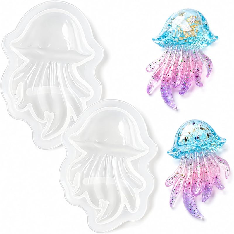 2 Set Denizanası Reçine Kalıpl - Silicone Mold Ocean incelemesi ve fiyatı