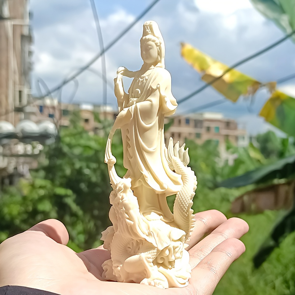 Reçine Guanyin Buda Heykeli No - Resin Art Aesthetic incelemesi ve fiyatı