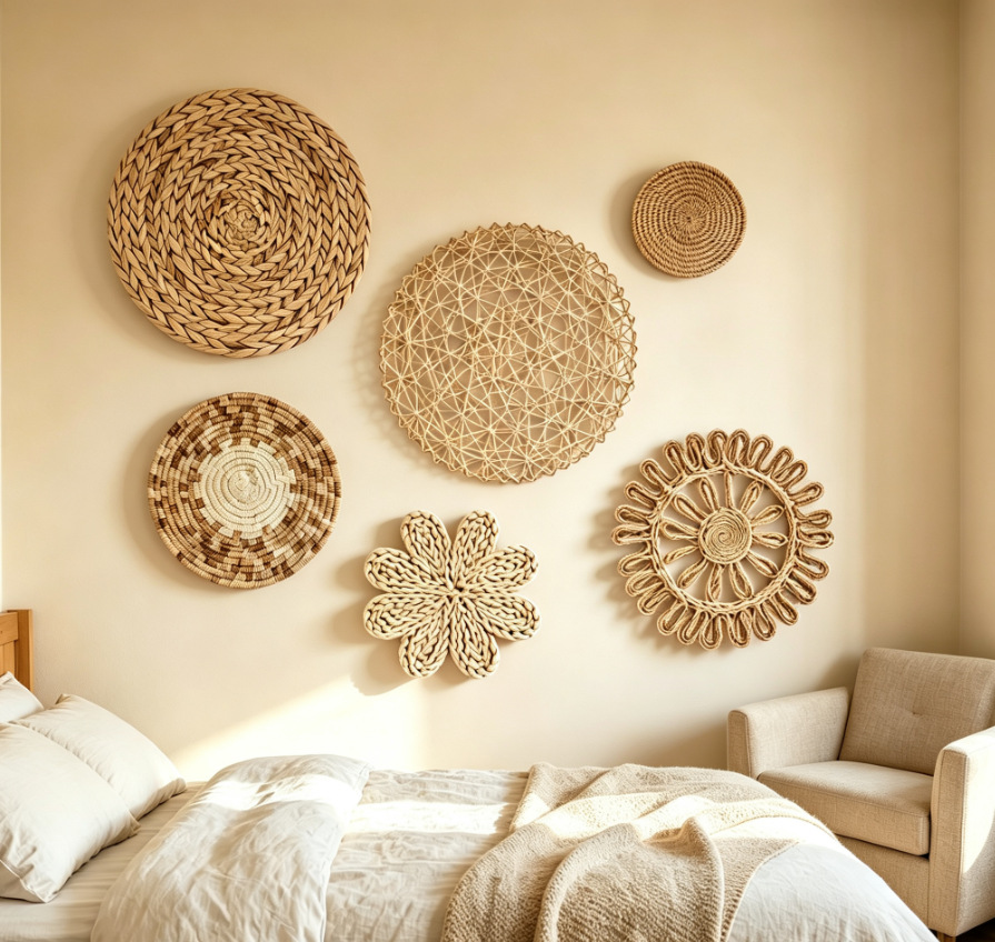 Boho Hasır Duvar Dekoru Çim Do - Resin Art Aesthetic incelemesi ve fiyatı