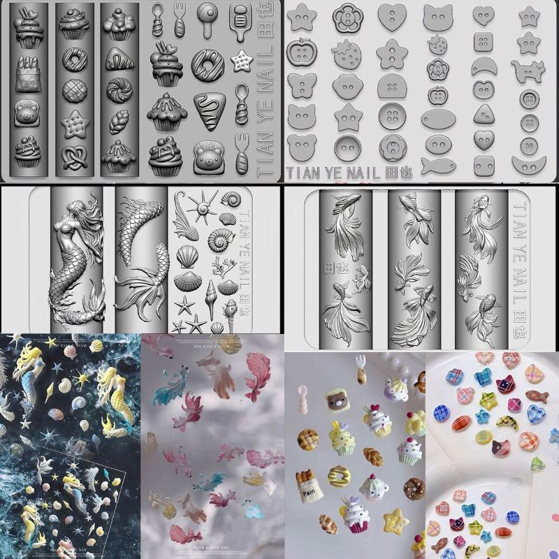 3D Yumuşak Silikon Tırnak Okya - Resin Art Templates Free incelemesi ve fiyatı