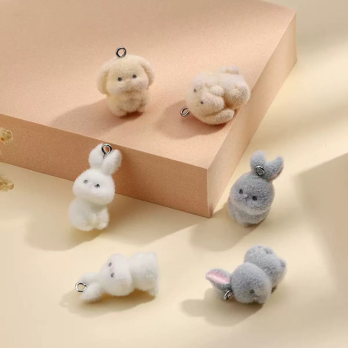 10 adet floklu küçük tavşan re - Resin Art Notes incelemesi ve fiyatı