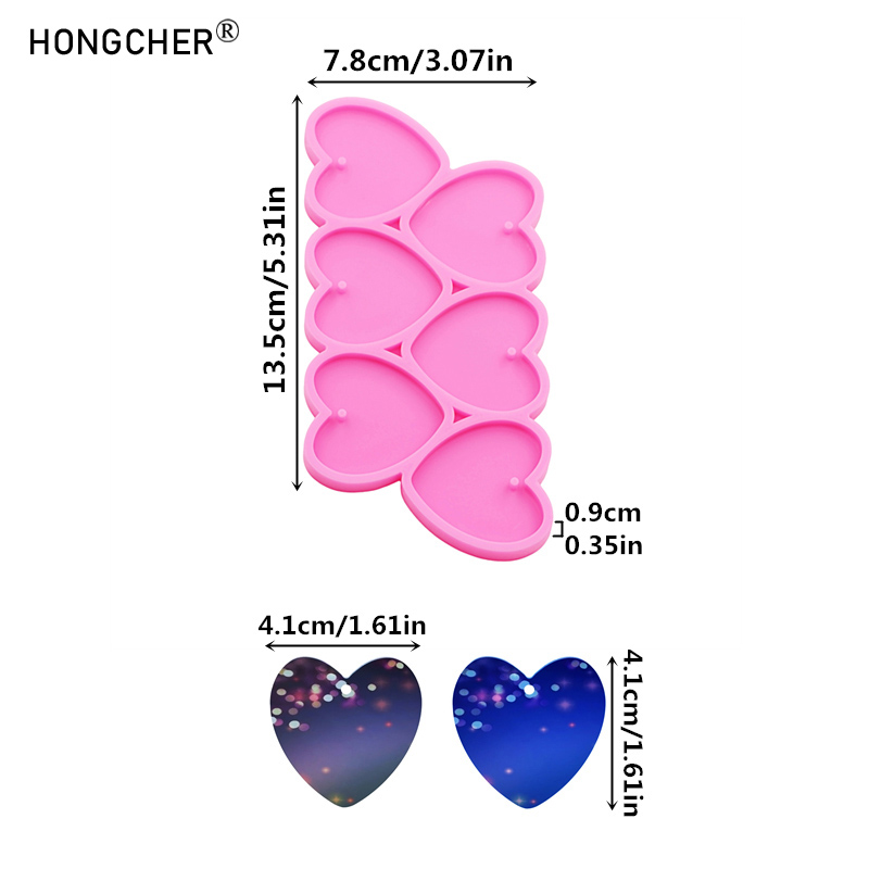Parlak Ayna Aşk Epoksi Reçine  - Resin Art Heart incelemesi ve fiyatı